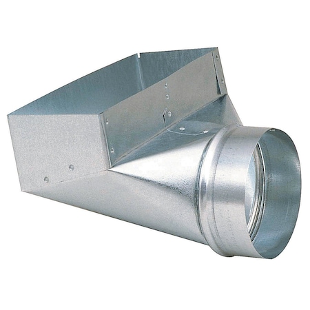 Imperial Mfg Imperial 10 in. H X 6 in. W Silver Galvanized Steel Register Boot GV0624-C